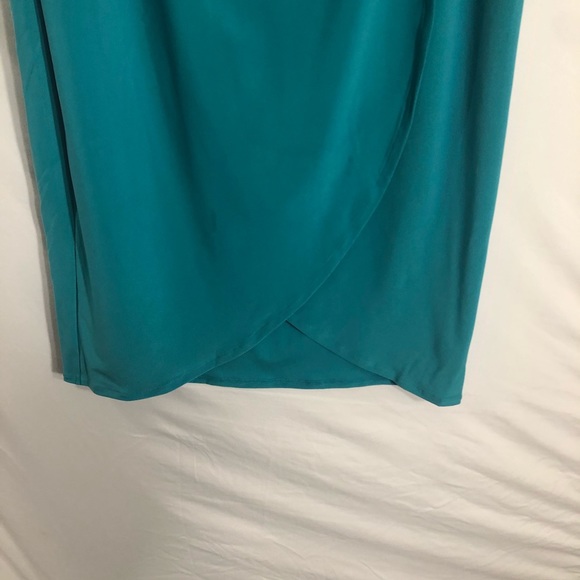 ♥️ NWOT Roz & Ali Faux Wrap Midi Skirt - Picture 3 of 5